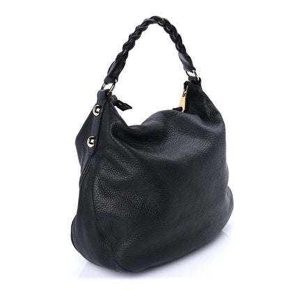 Mulberry Spongy Pebbled Calfskin Large Daria Hobo Black 2 of 7