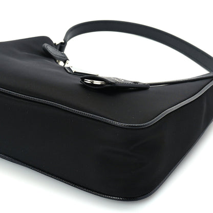 Prada Tessuto Nylon Saffiano Mini Re-Edition 2005 Bag Black 8 of 8