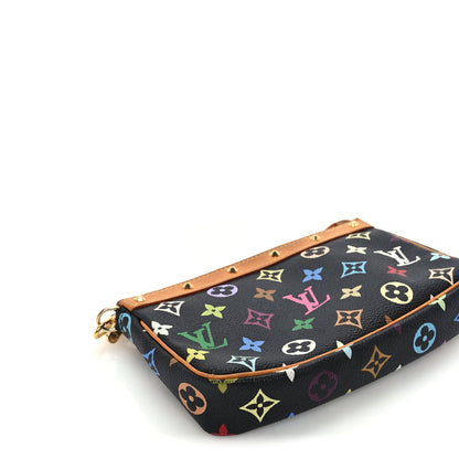 Louis Vuitton Monogram Multicolor Pochette Accessories  Black 7 of 8