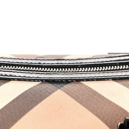 Burberry Supernova Check Patent Small Chester Bowling Bag Black 12 of 12