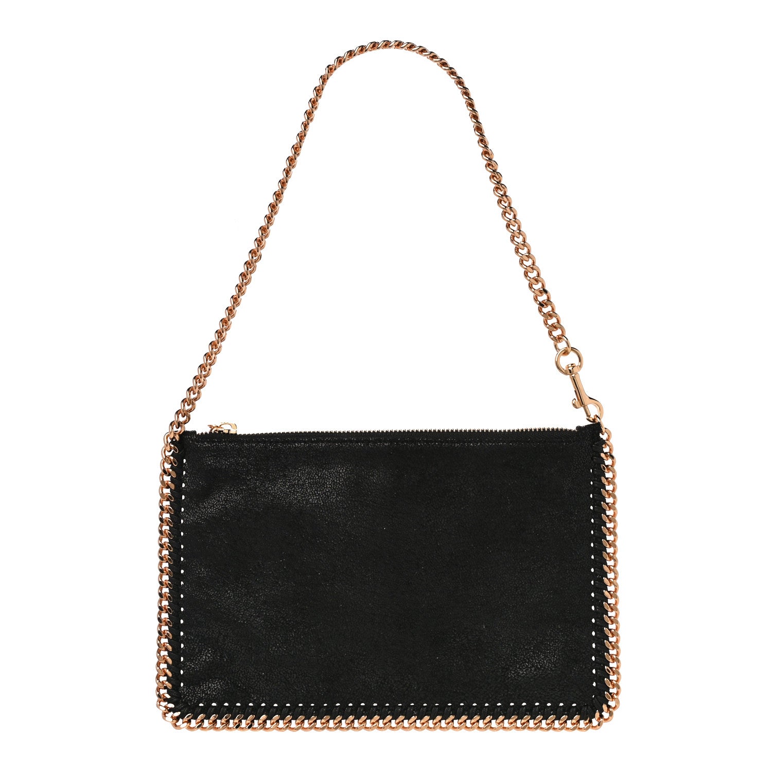 Stella McCartney Shaggy Deer Falabella Clutch Black 1 of 10