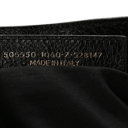 Balenciaga Agneau Classic Hardware City Logo Strap Black White 6 of 9