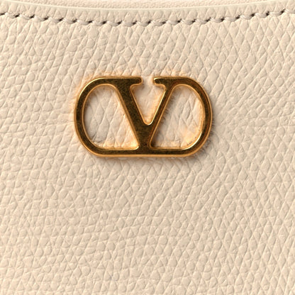 Valentino Garavani Grainy Calfskin Mini Vlogo Signature Hobo Bag Light Ivory 6 of 8