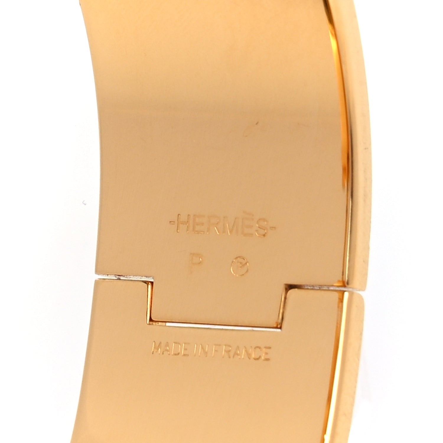 Hermes Enamel Wide Clic Clac H Bracelet PM Malachite 3 of 3