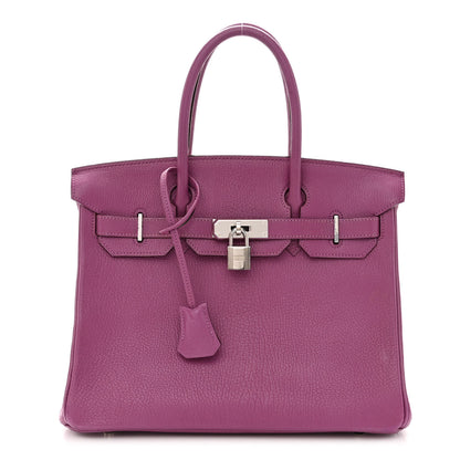 Hermes Chevre Mysore Birkin 30 Cyclamen 1 of 14