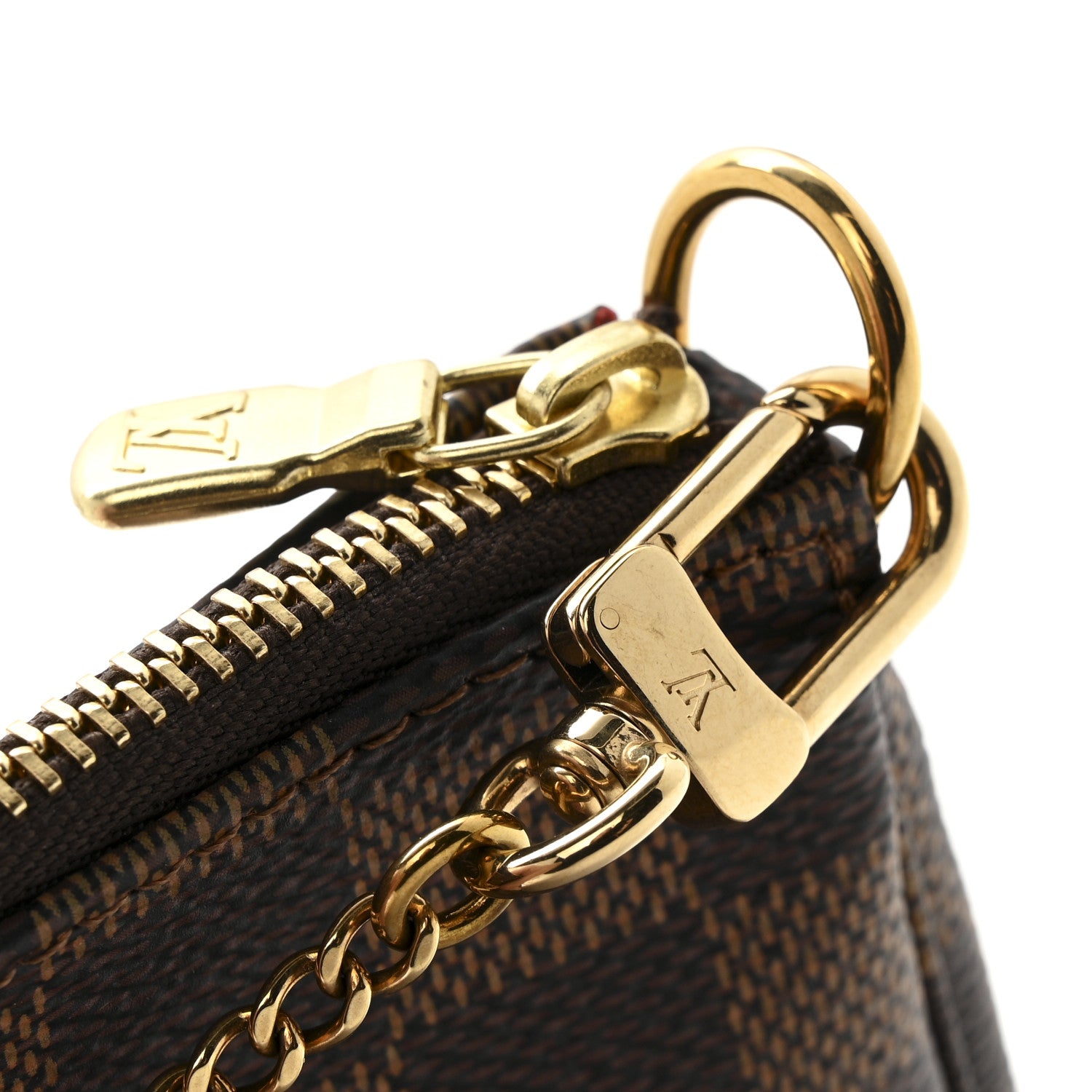 Louis Vuitton Damier Ebene Mini Pochette Accessories 8 of 11