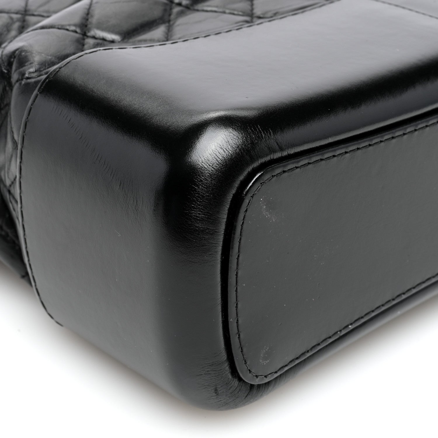 Chanel Aged Calfskin Quilted Medium Gabrielle Hobo Black 9 of 10