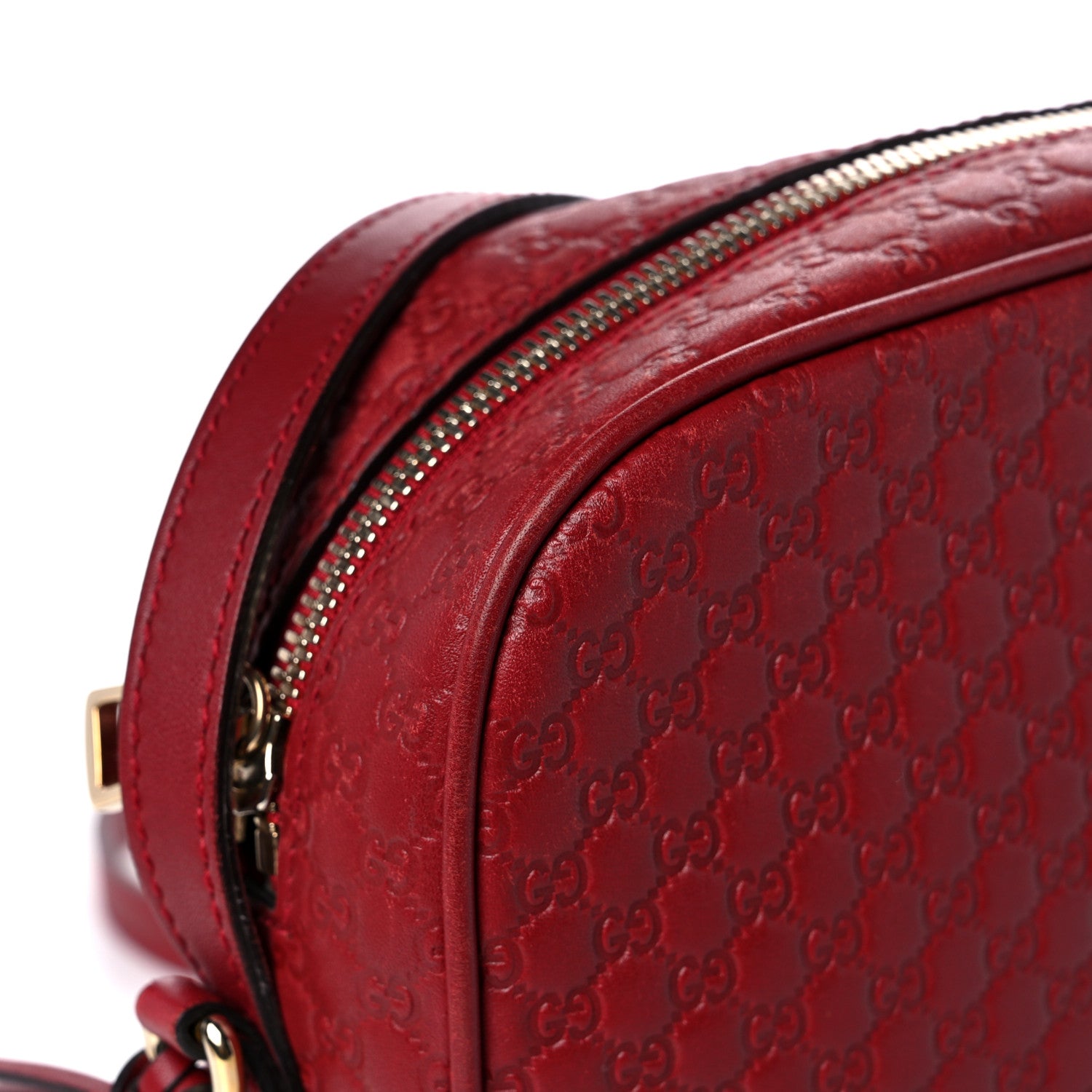 Gucci Microguccissima Mini Bree Messenger Bag Red 28 of 39