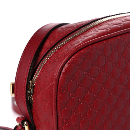 Gucci Microguccissima Mini Bree Messenger Bag Red 28 of 39