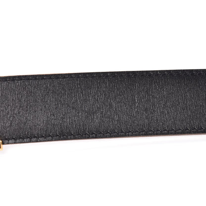 Hermes Box Togo 32mm H Belt 70 Black Gold 8 of 10