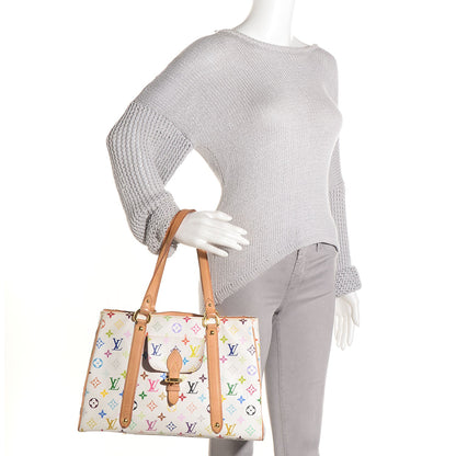 Louis Vuitton Monogram Multicolor Aurelia MM White 2 of 7
