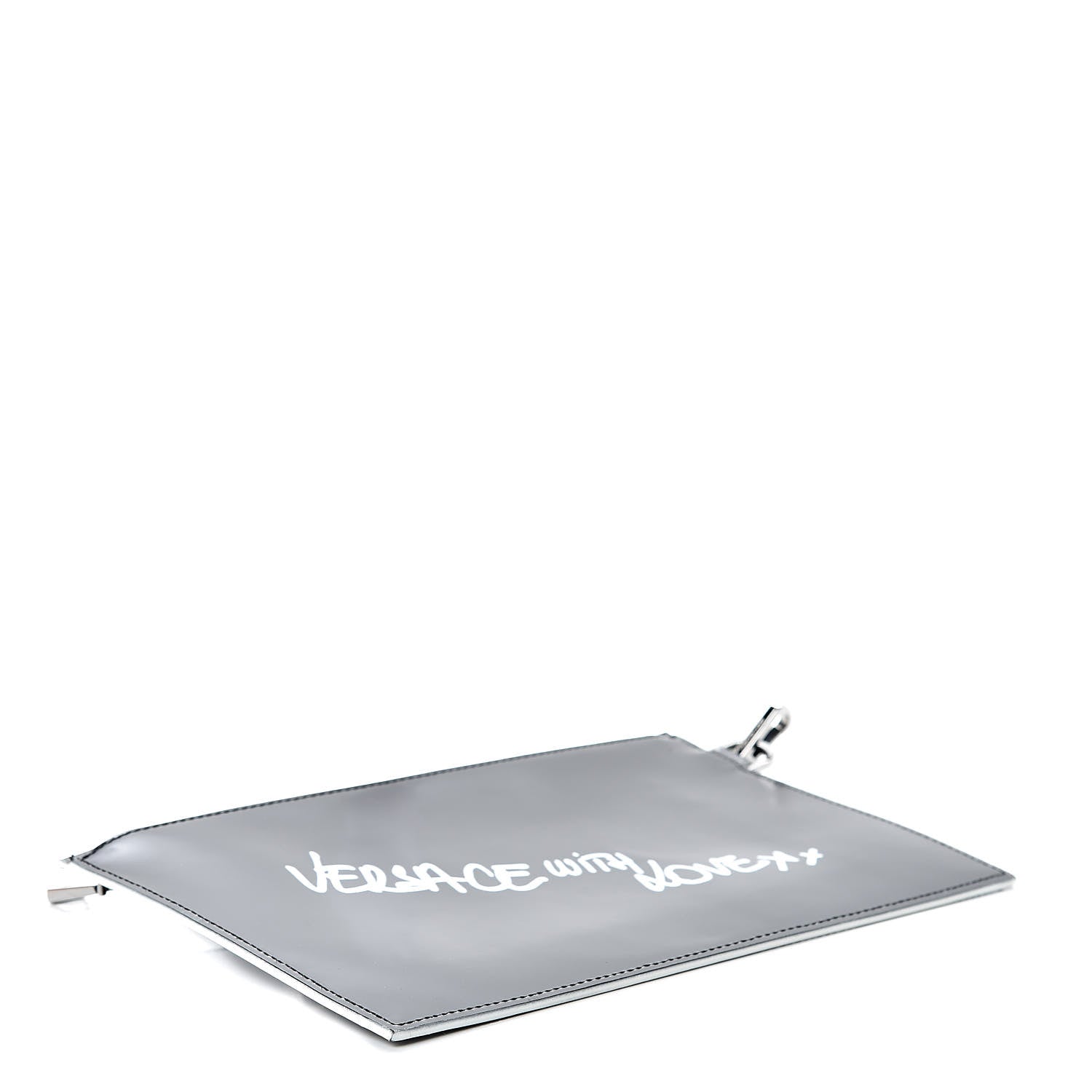 Versace Calfskin With Love Pochette Black 4 of 6