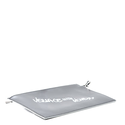 Versace Calfskin With Love Pochette Black 4 of 6