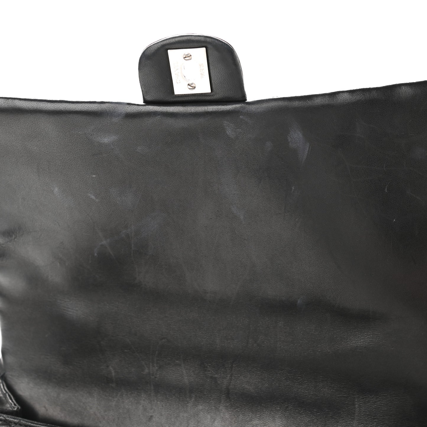 Lambskin Quilted Kelly Jumbo Flap Bag Black