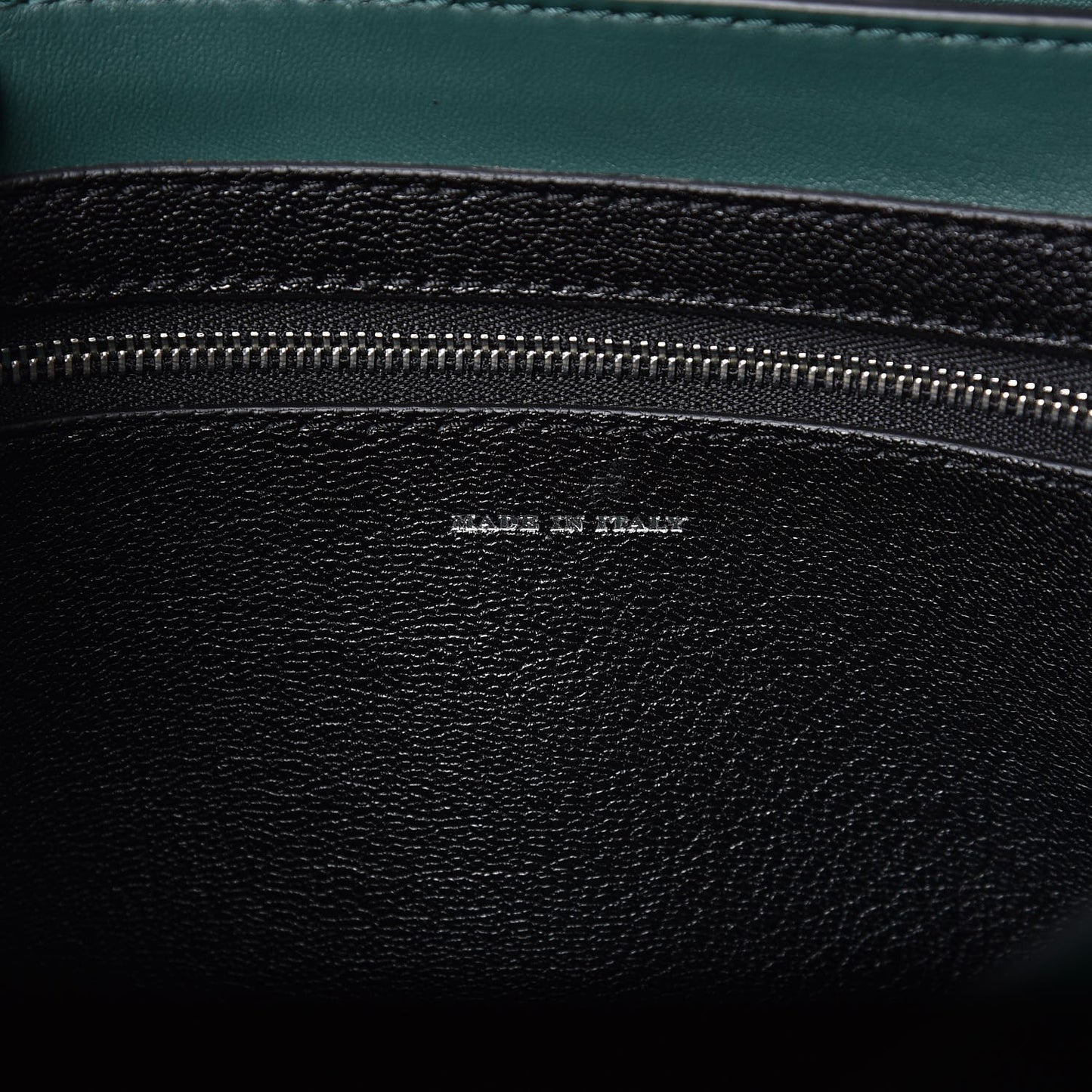 Goatskin Medium D-Ring Bag Black