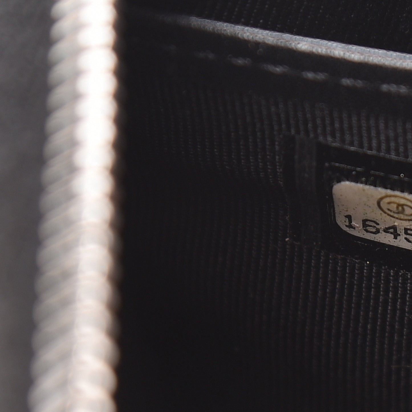 Patent Quilted Zip Around Wallet Black