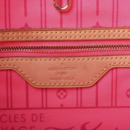 Louis Vuitton Monogram Roses Neverfull MM 6 of 12