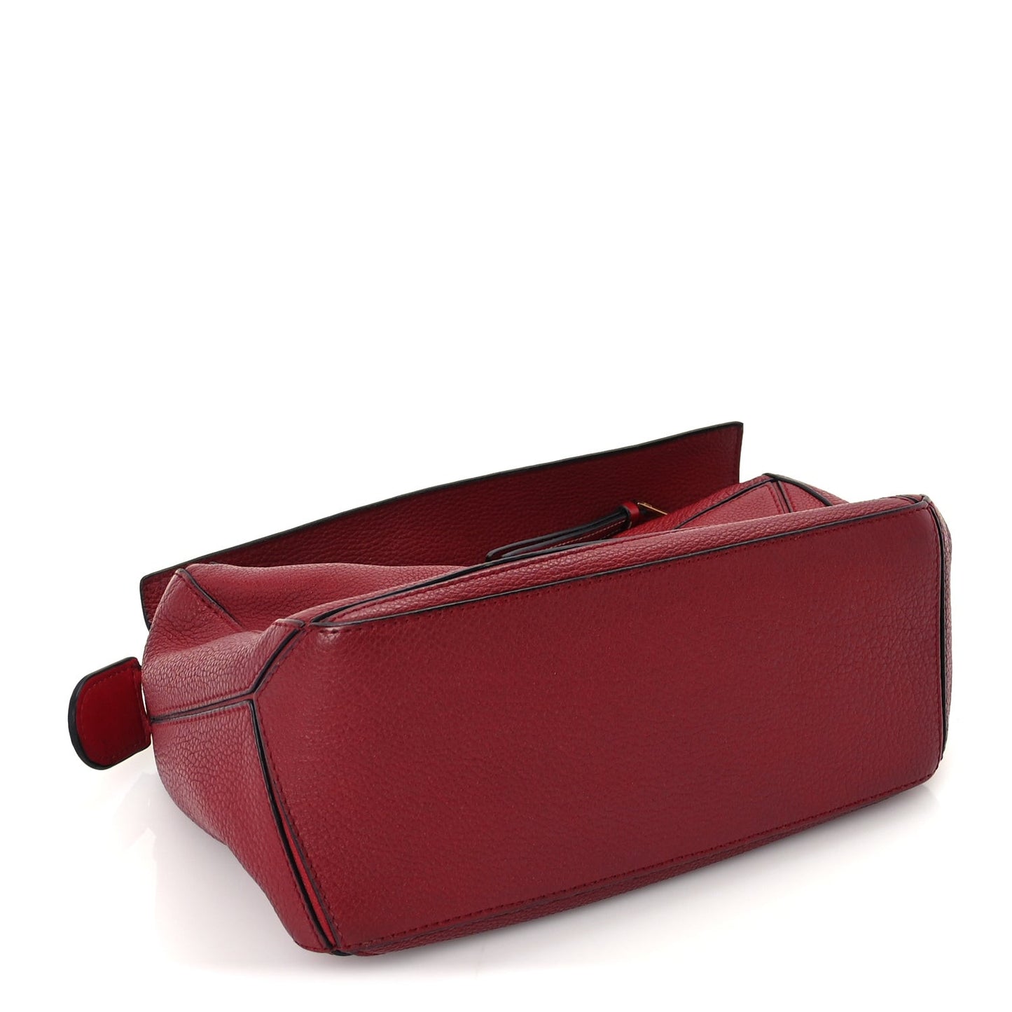 TEST  Calfskin Small Puzzle Bag  Rouge