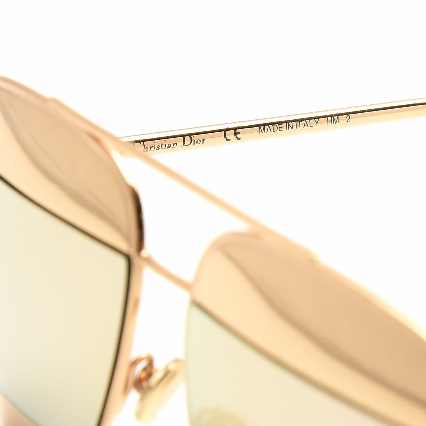 Split 1 Aviator Sunglasses Gold