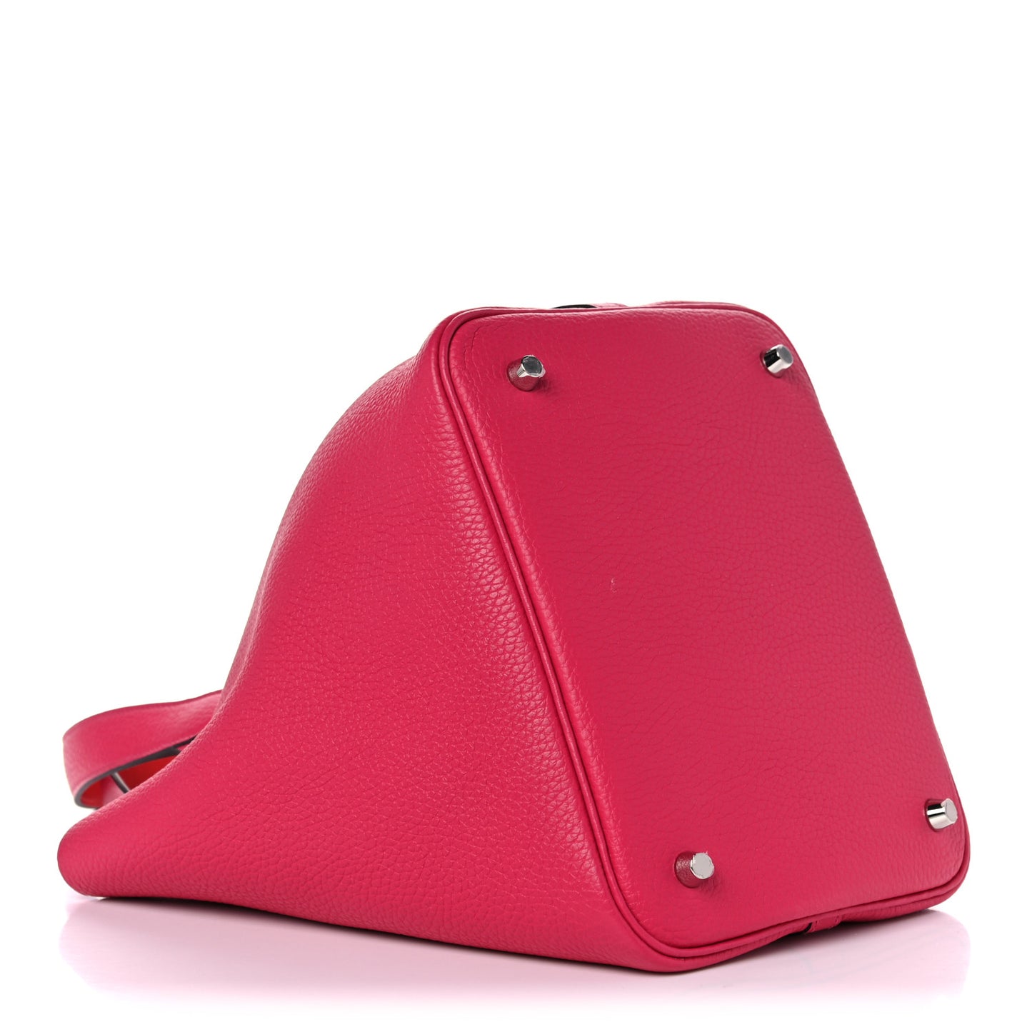 Taurillon Clemence Picotin Lock 22 MM Rose Mexico