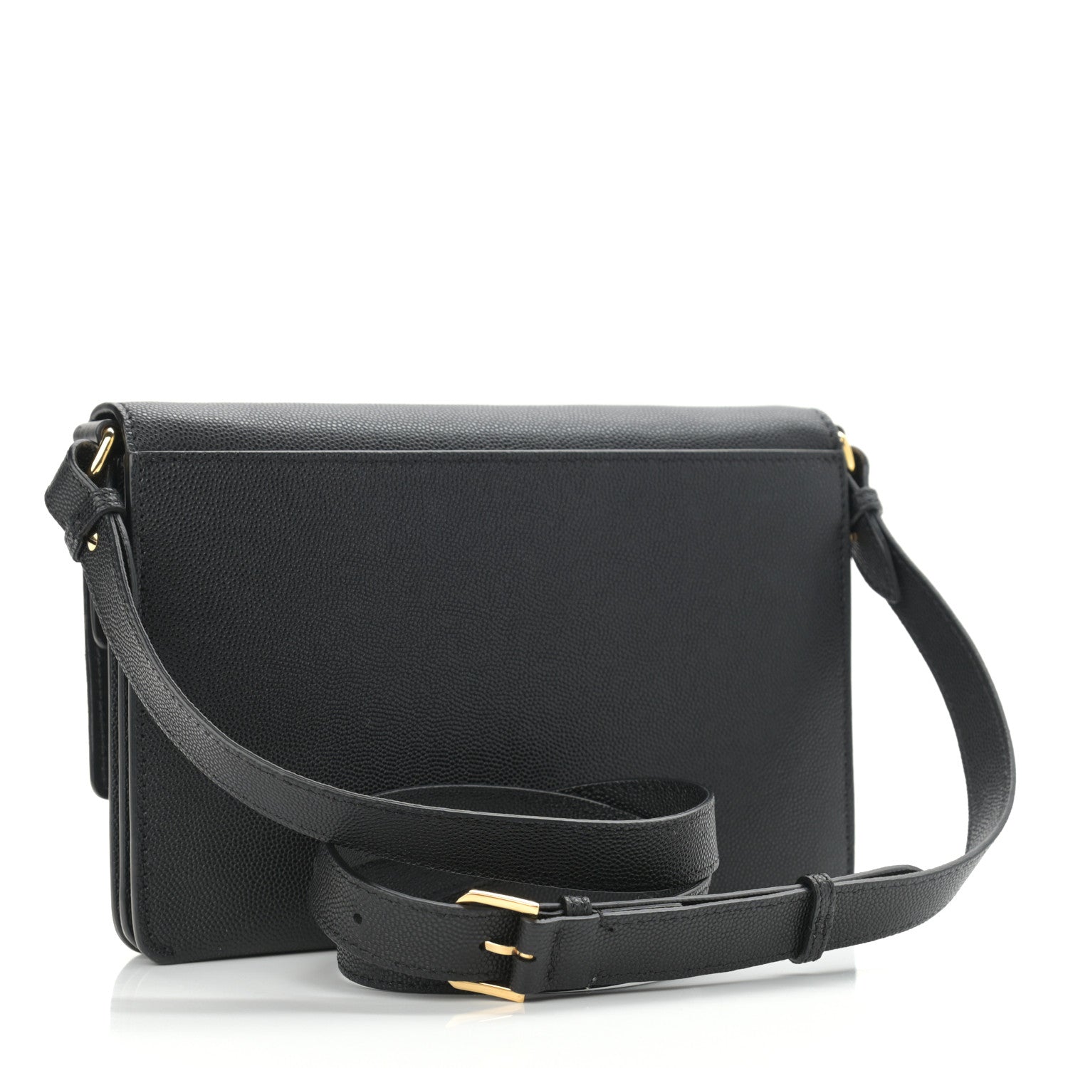 Burberry Grained Calfskin Small TB Bag Black 3 of 14