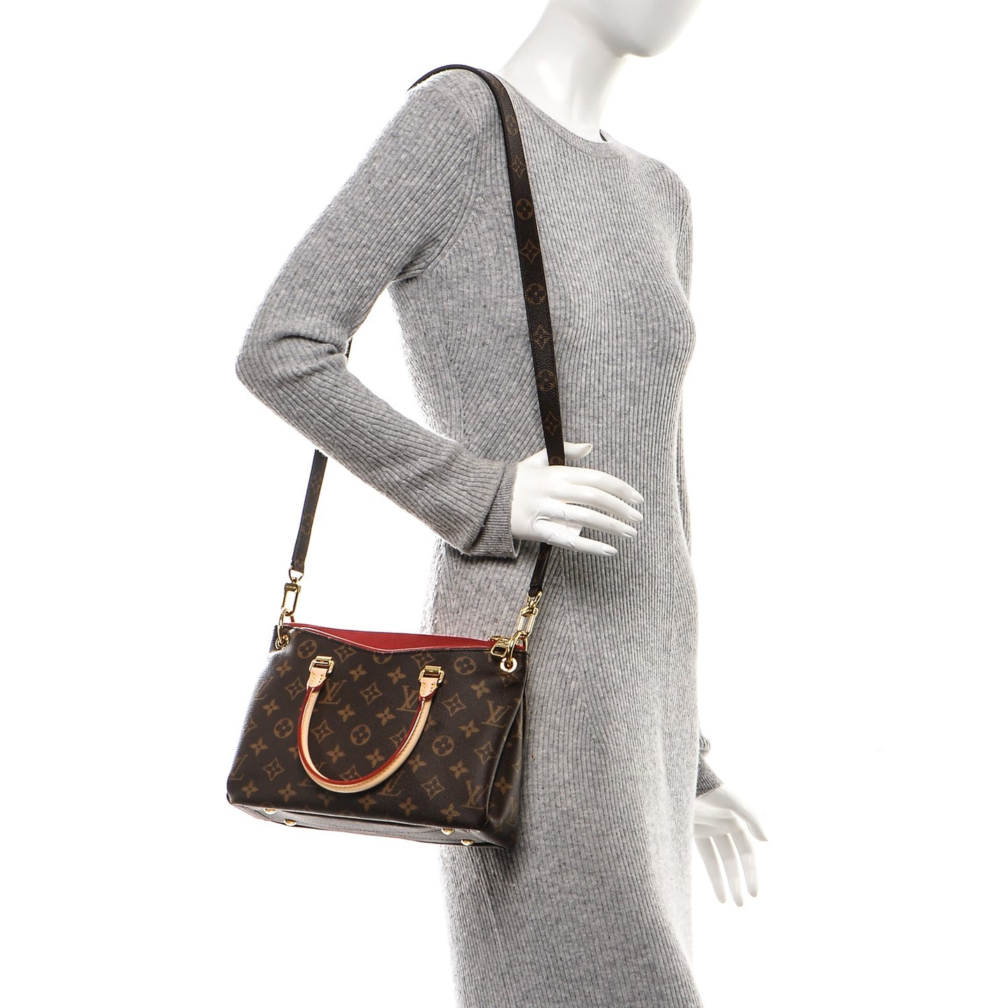 Monogram Pallas BB Cherry