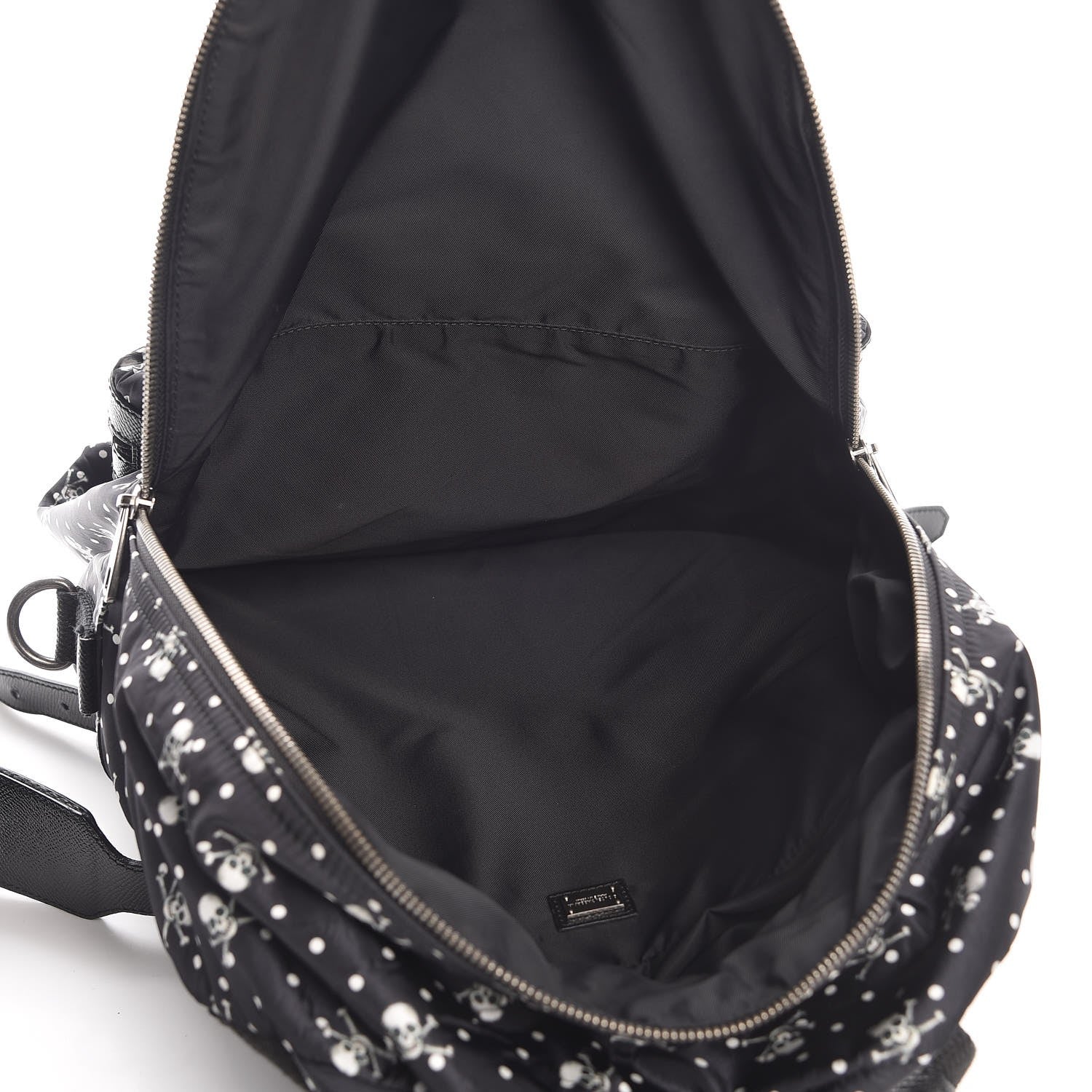 Dolce & Gabbana Nylon Skull Print Backpack Black 5 of 6