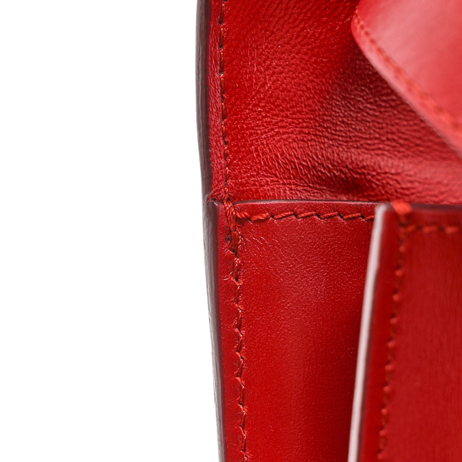 Celine Smooth Calfskin Small Classic Box Flap Bag Red 14 of 14