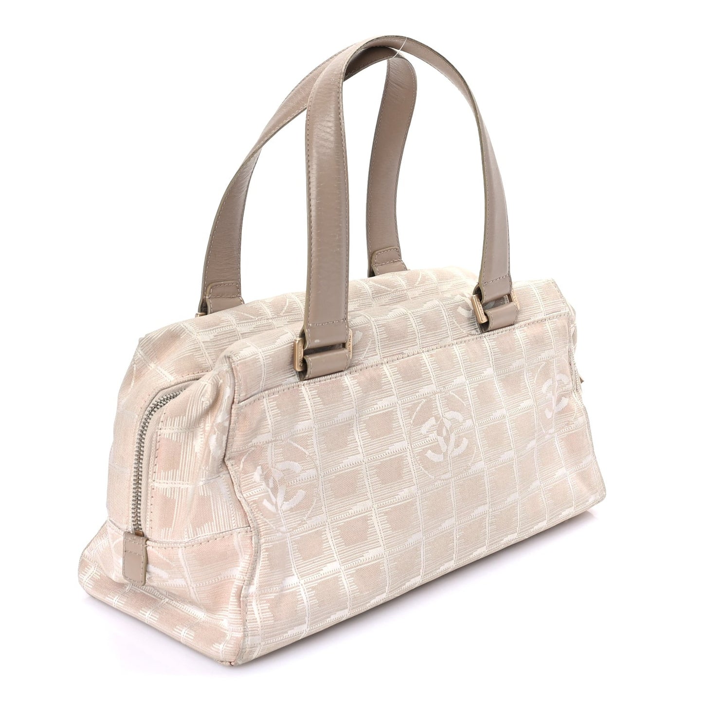 Nylon Travel Shoulder Bag  Pink