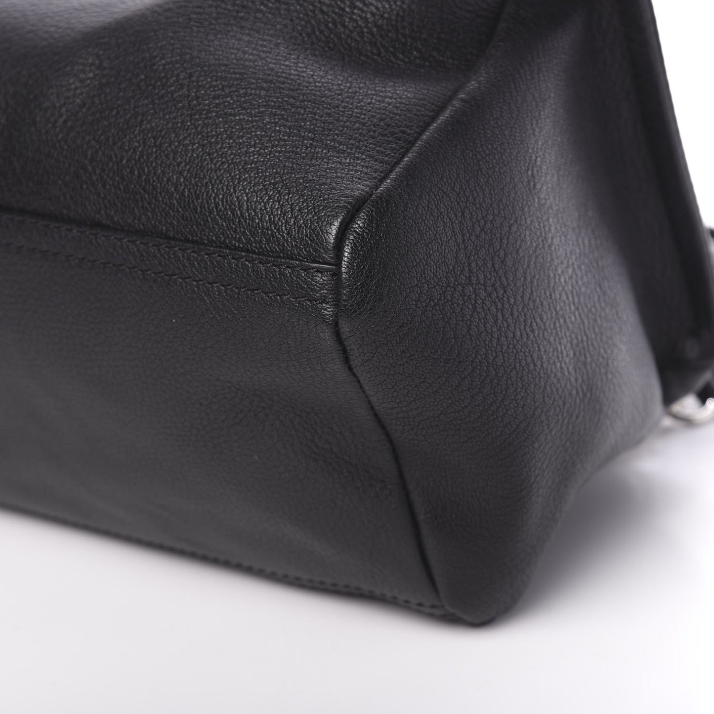 Sugar Goatskin Small Pandora Black