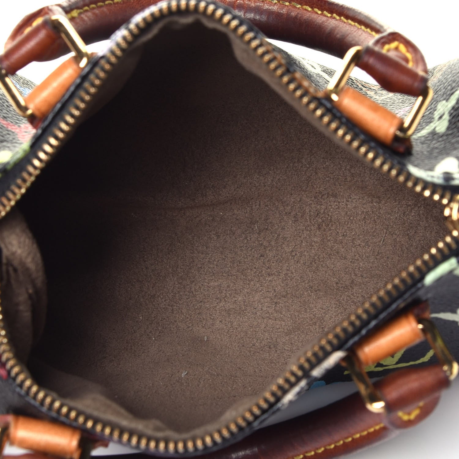 Louis Vuitton Monogram Multicolor Mini Sac HL Speedy Black 5 of 9