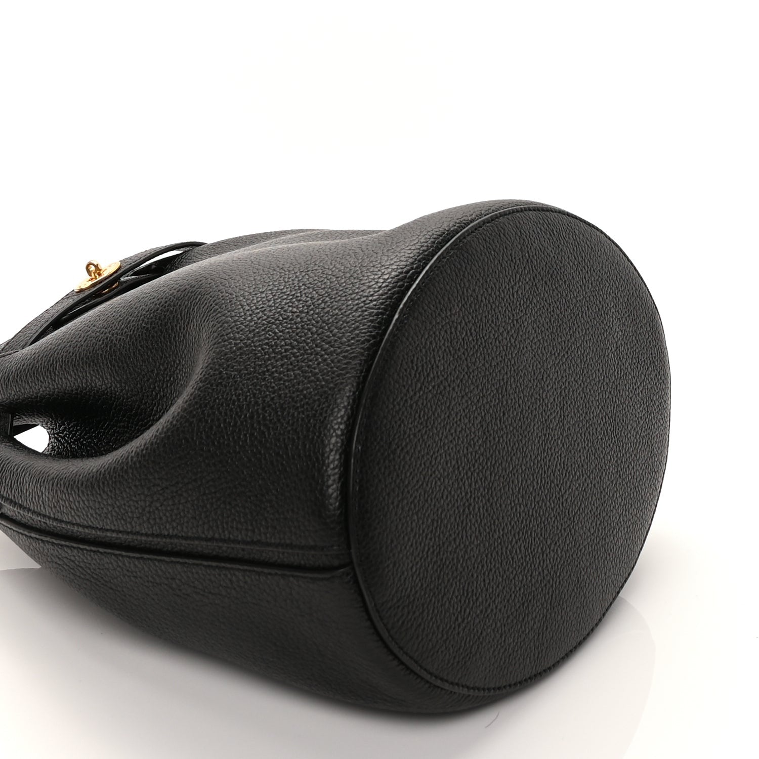 Mulberry Small Classic Grain Calfskin Small Abbey Bucket Bag Black 7 of 8