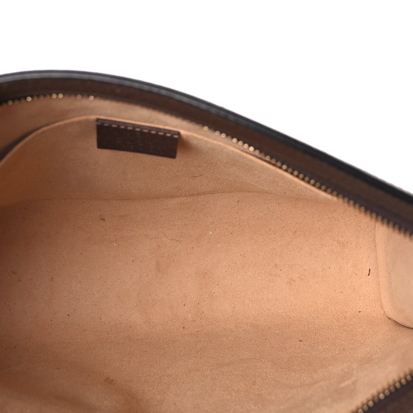 GG Supreme Monogram Web Ophidia Pouch Brown