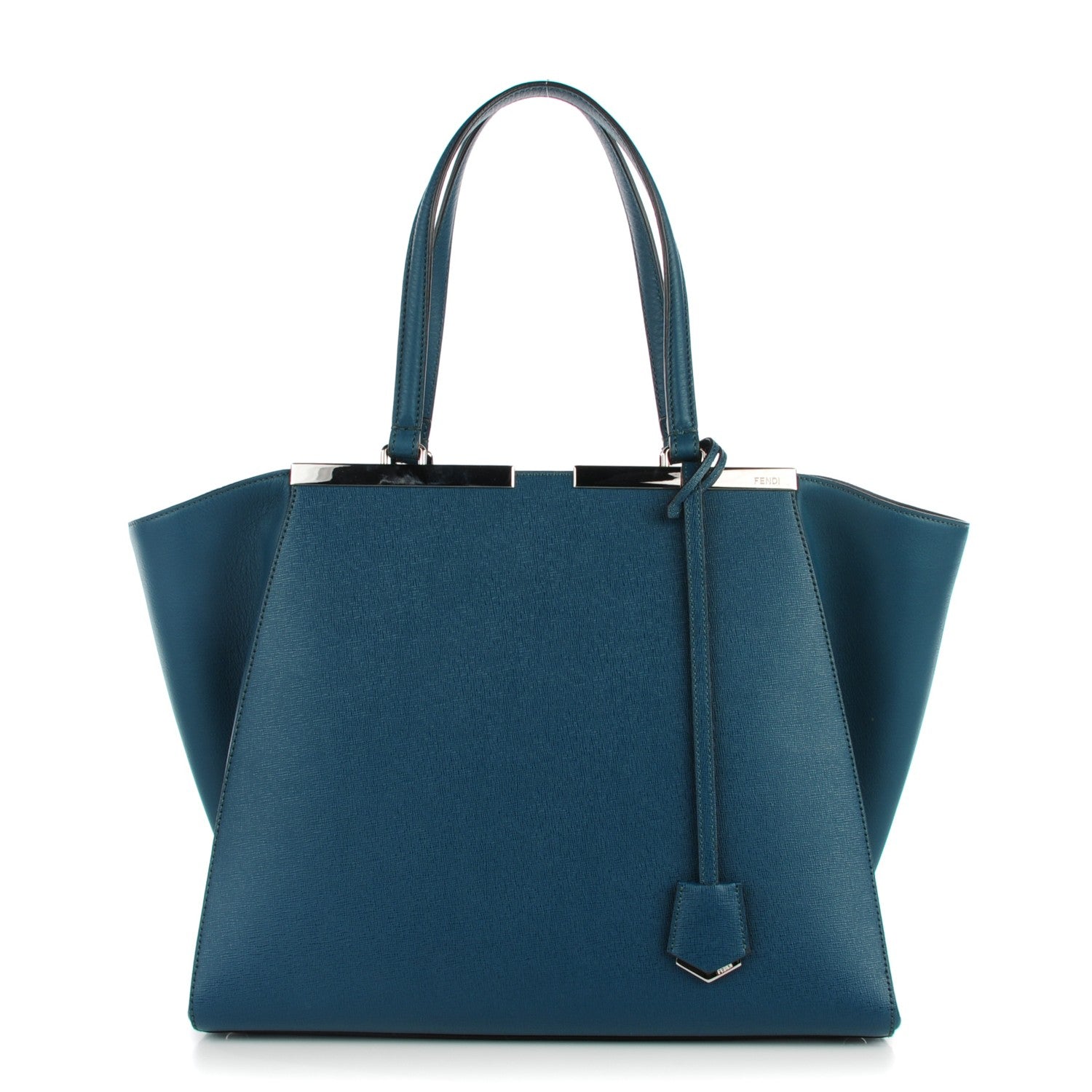 Fendi VItello Elite Flamingo Large 3Jours Tote Oceano 1 of 8
