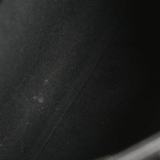 Leather Horn Toggle Tote Black