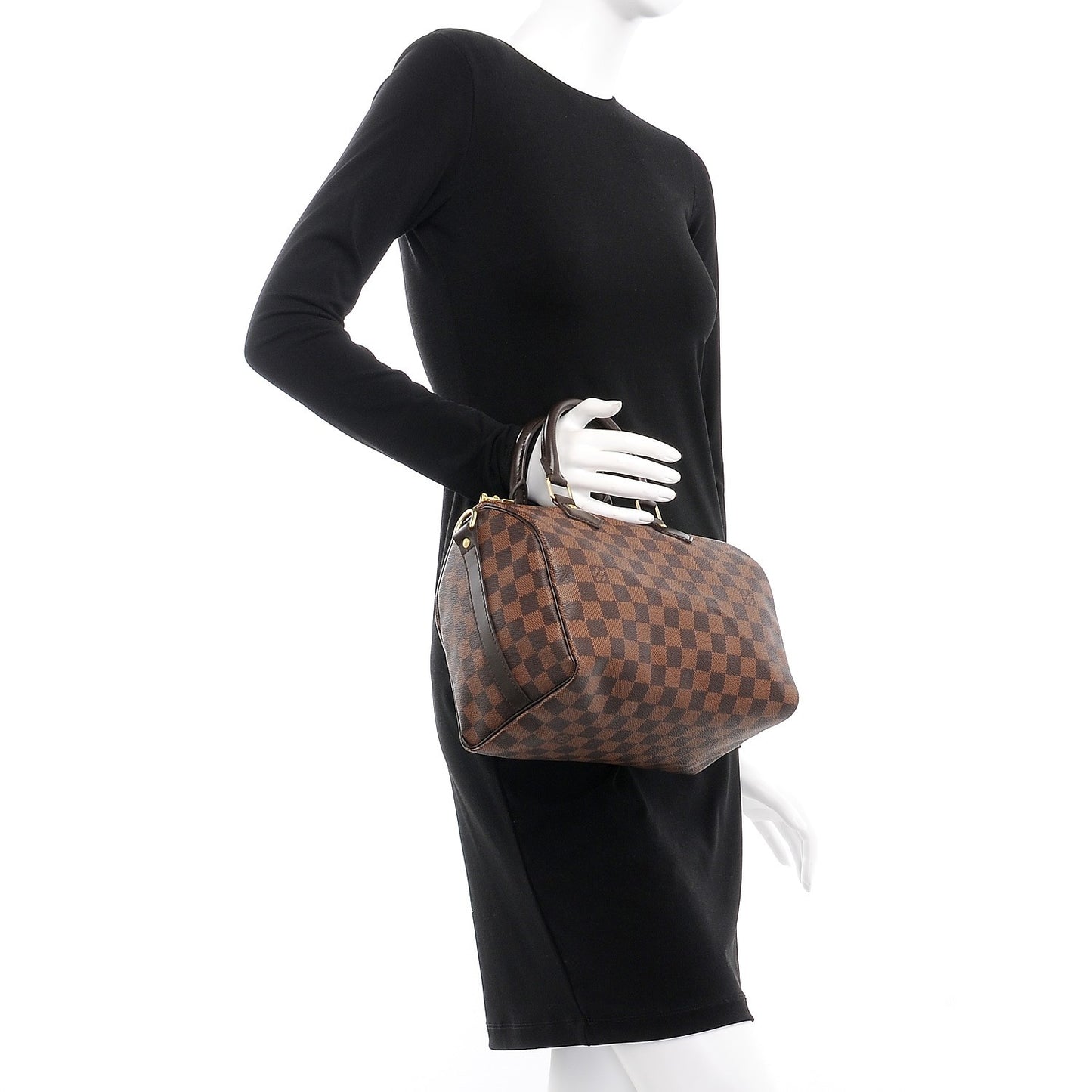 Damier Ebene Speedy Bandouliere 25