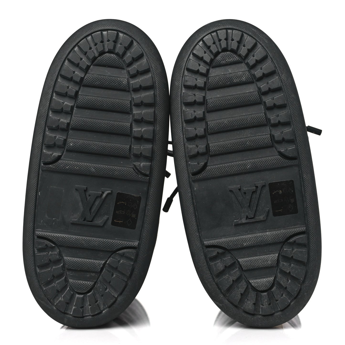 Calfskin Monogram Apres Flat Tall Boots 38 Black