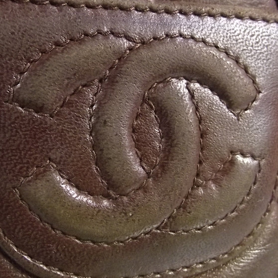 Chanel Quilted Lambskin Tassel Camera Case Brown 6 of 11