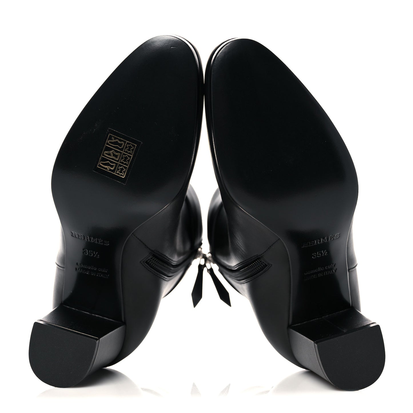 Calfskin Saint Germain Ankle Boots 35.5 Black