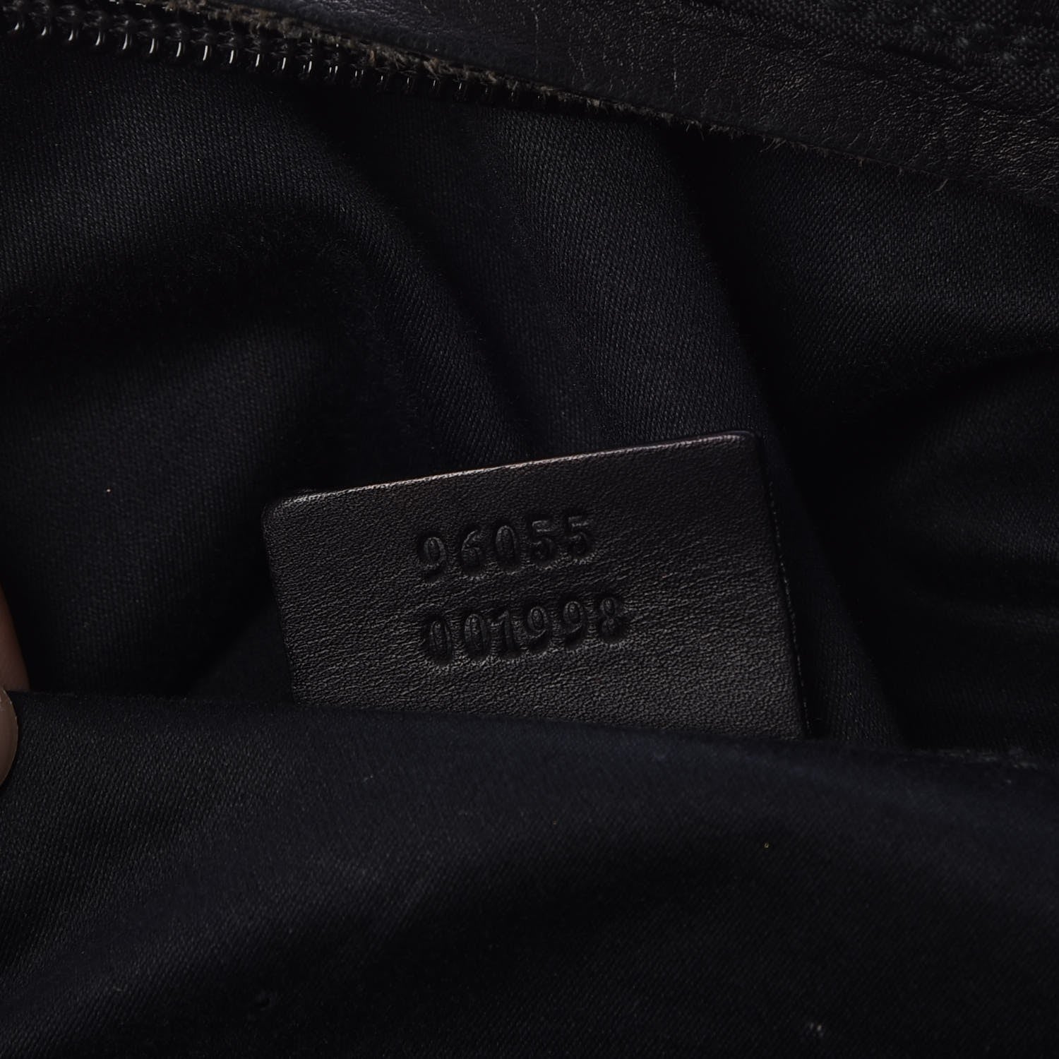 Gucci Nylon Monogram Hobo Black 7 of 11