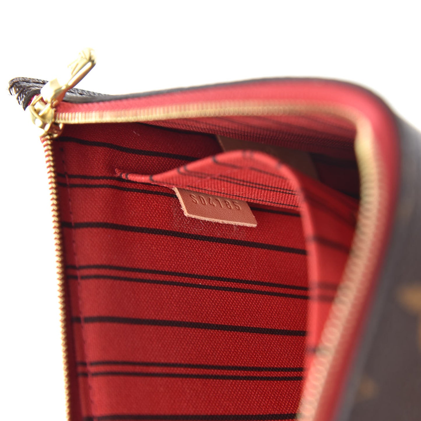 Monogram Neverfull MM GM Pochette Cherry
