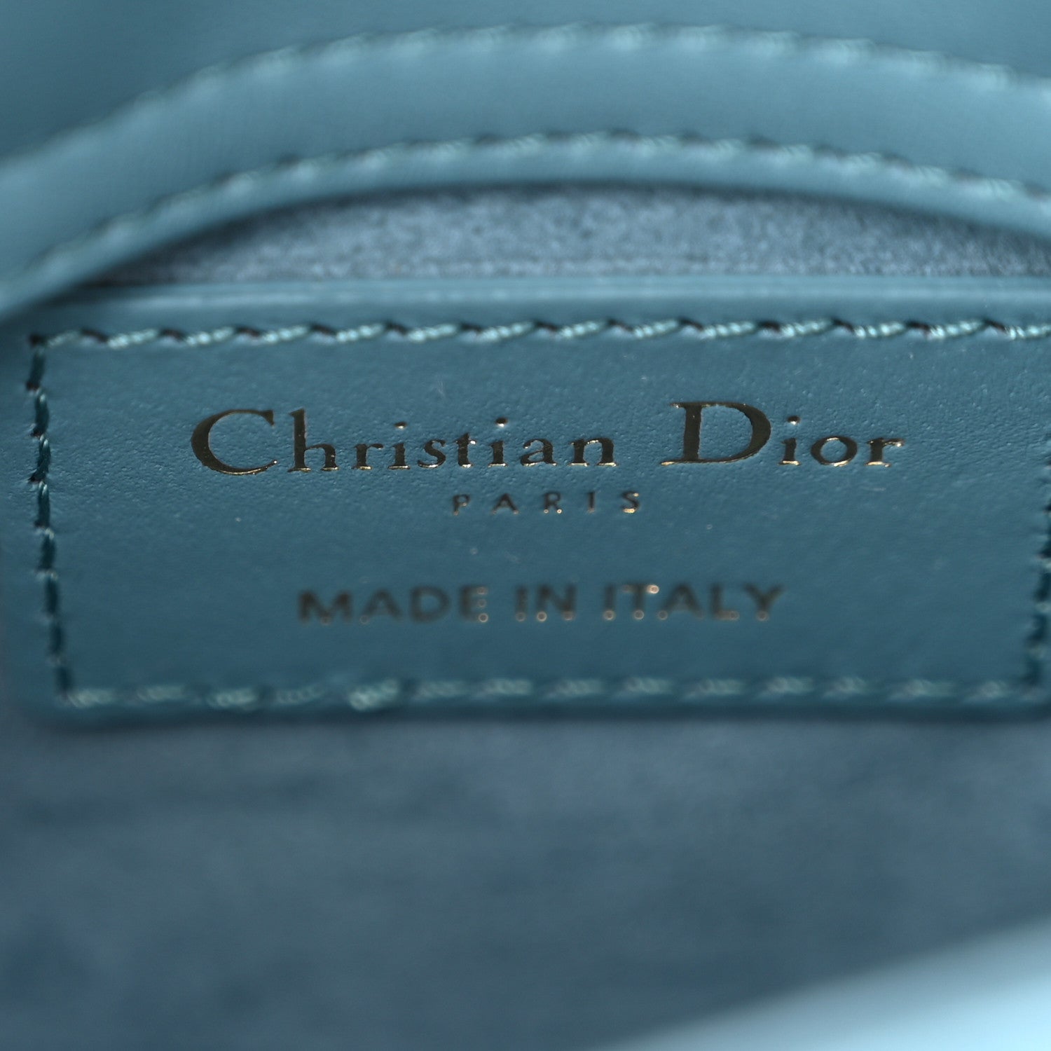 Christian Dior Lambskin Cannage Micro Lady Dior Cloud Blue 6 of 11