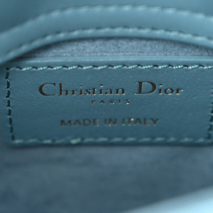 Christian Dior Lambskin Cannage Micro Lady Dior Cloud Blue 6 of 11
