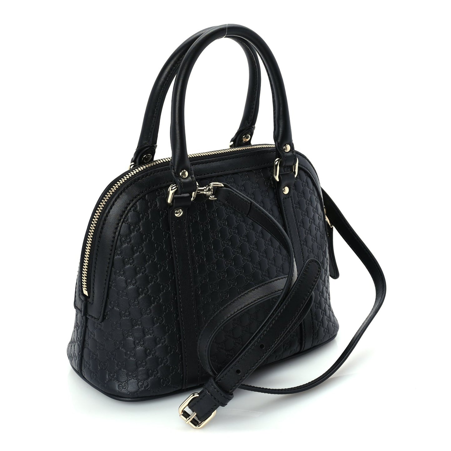 Microguccissima Mini Dome Bag Black