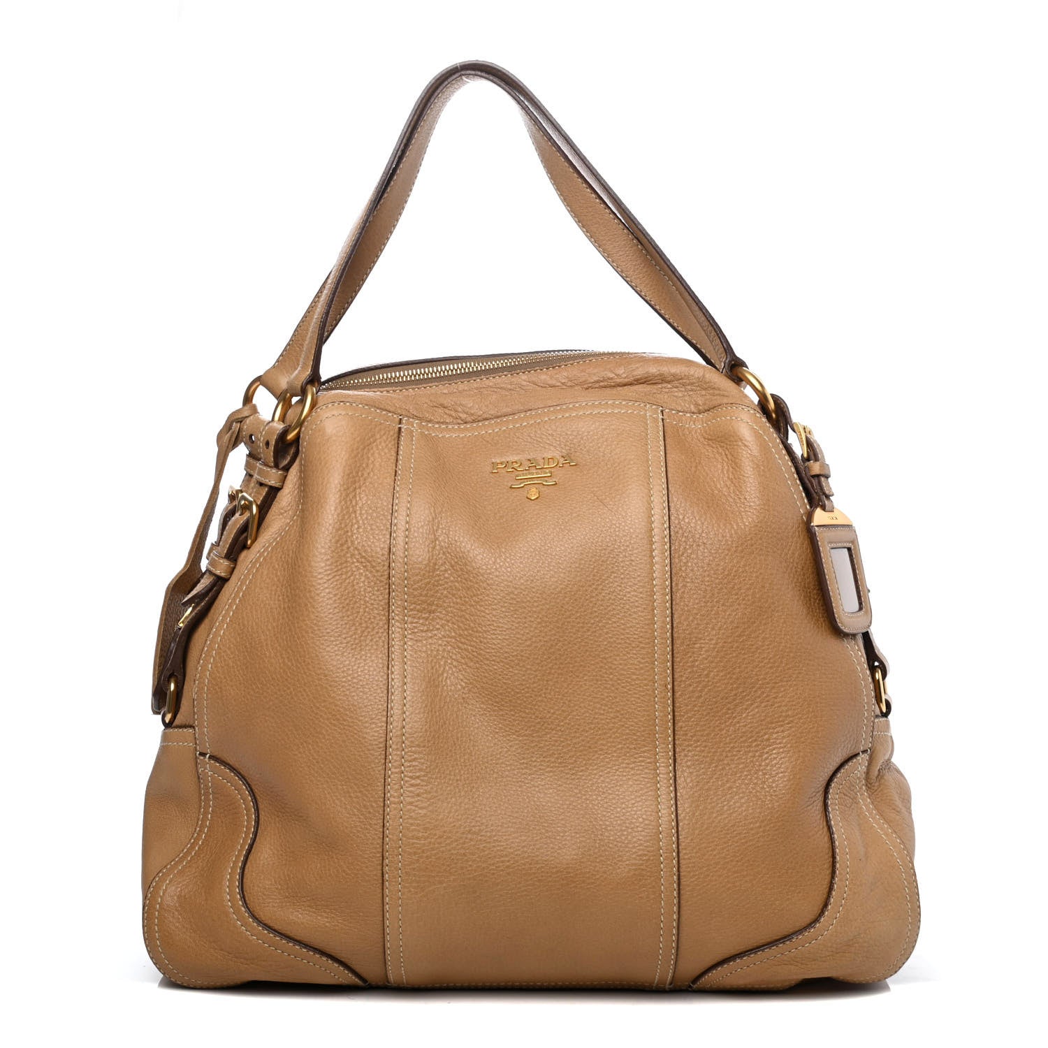 Prada Cervo Antik Tote Naturale 1 of 4