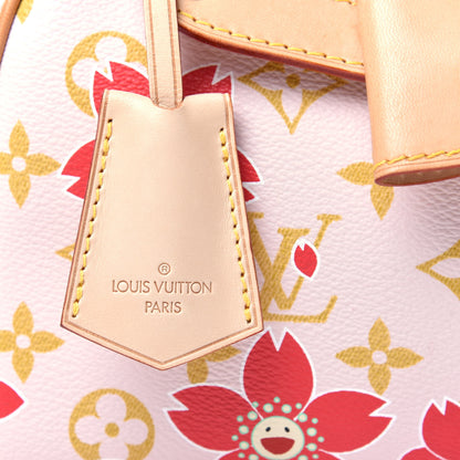 Louis Vuitton Monogram Cherry Blossom Sac Retro Bag Red 9 of 10