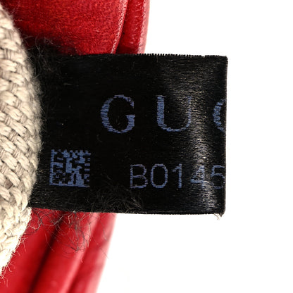 Gucci Pebbled Calfskin Small Soho Disco Bag Tabasco Red 7 of 18