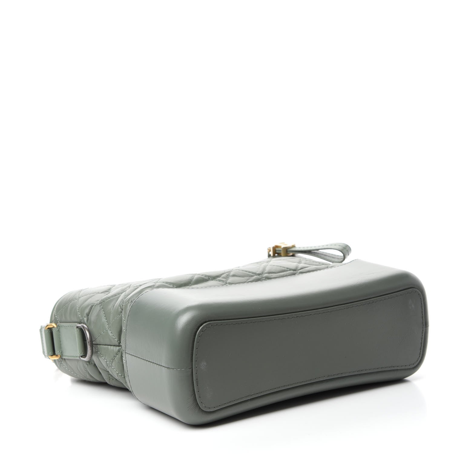 Chanel Aged Calfskin Quilted Medium Gabrielle Hobo Green 5 of 14