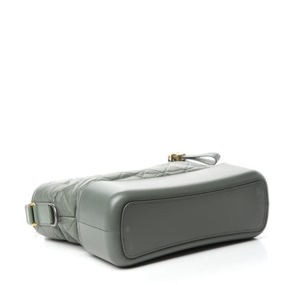 Chanel Aged Calfskin Quilted Medium Gabrielle Hobo Green 5 of 14