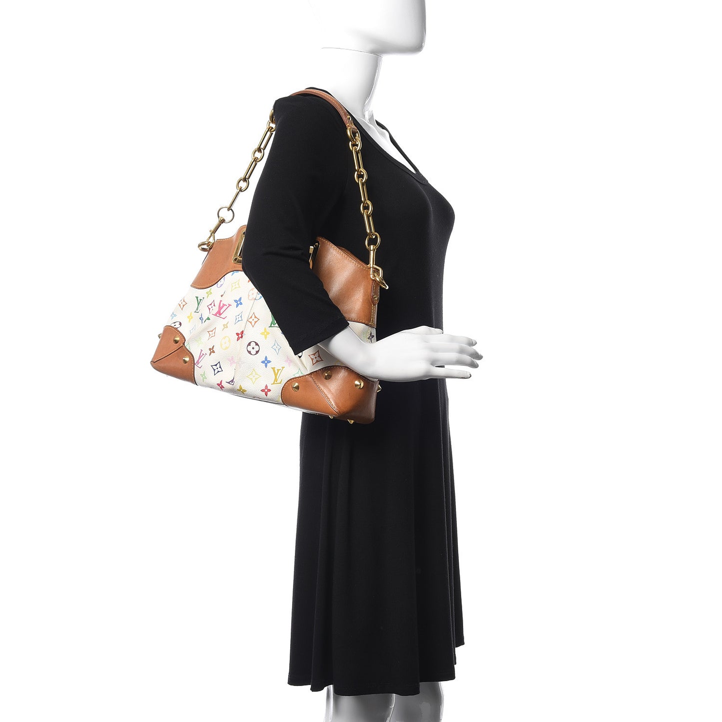 Monogram Multicolor Judy MM White